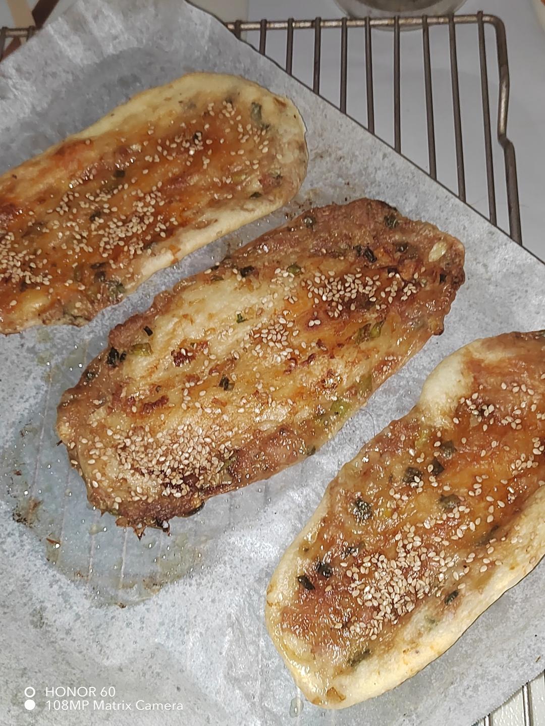 烤箱版鲜肉锅盔