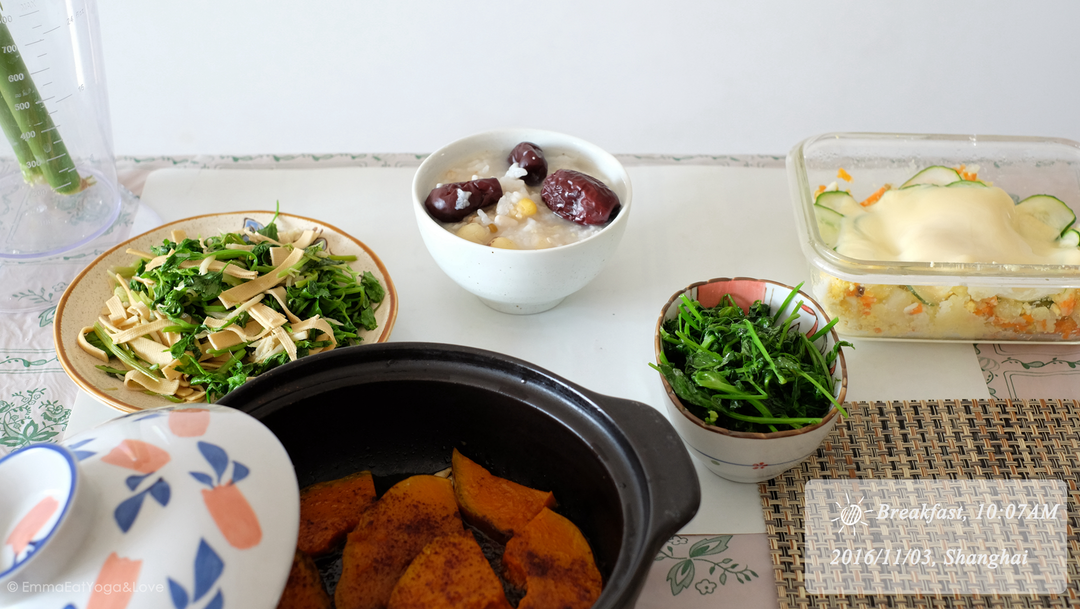 素食（蛋素）+无麸质早餐20161103_Emma应季食材极简烹饪