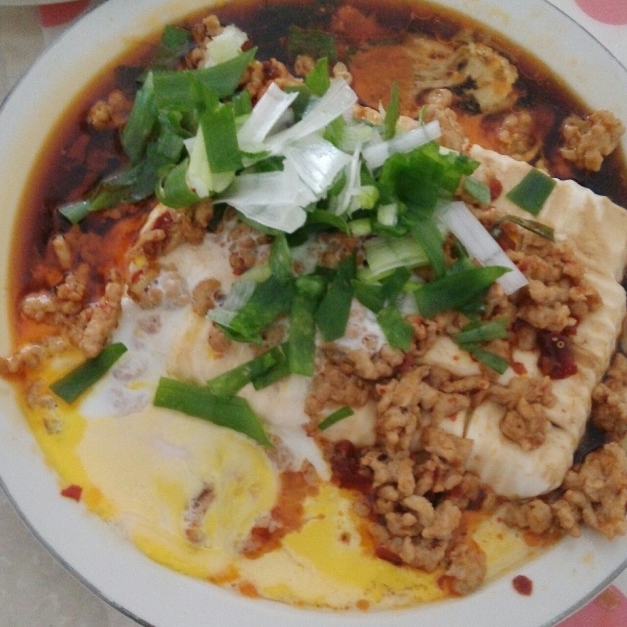 【一人食】肉末豆腐太阳蛋