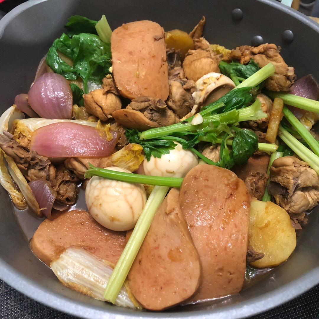 铸铁锅食谱——广东鸡煲