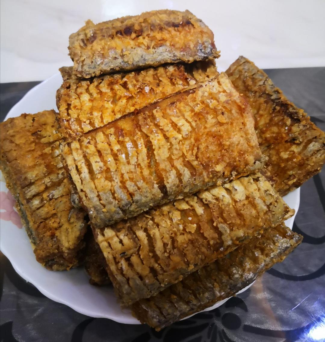 酥酥斑马纹带鱼（香酥椒盐炸带鱼）