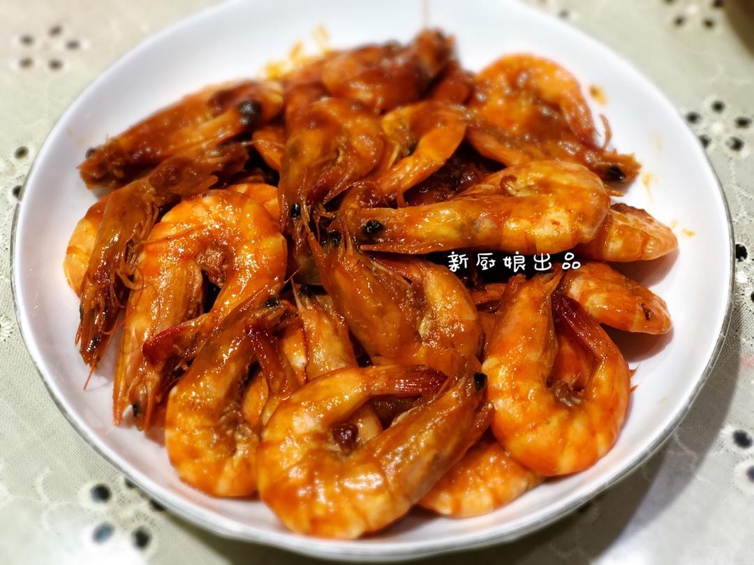 红烧基围虾