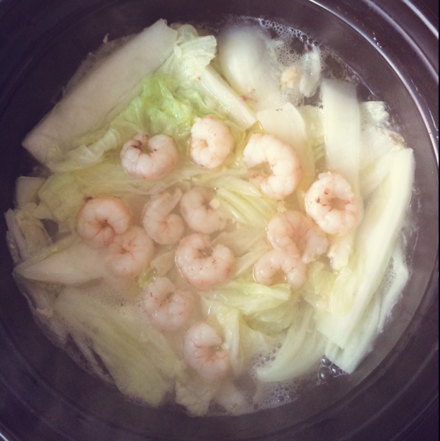 虾仁白菜