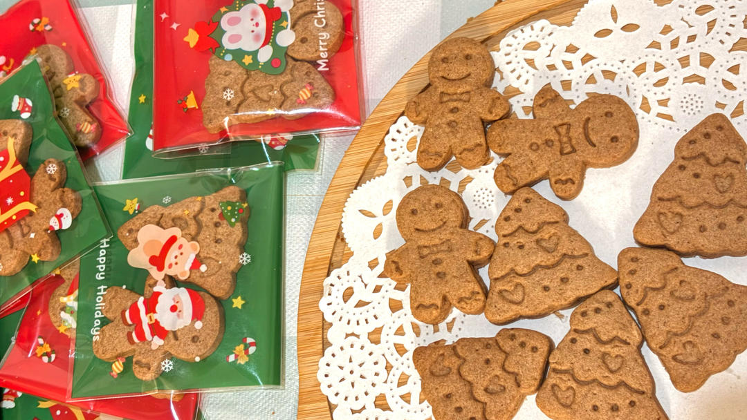 姜饼人饼干（外脆里酥口感、肉桂味浓）