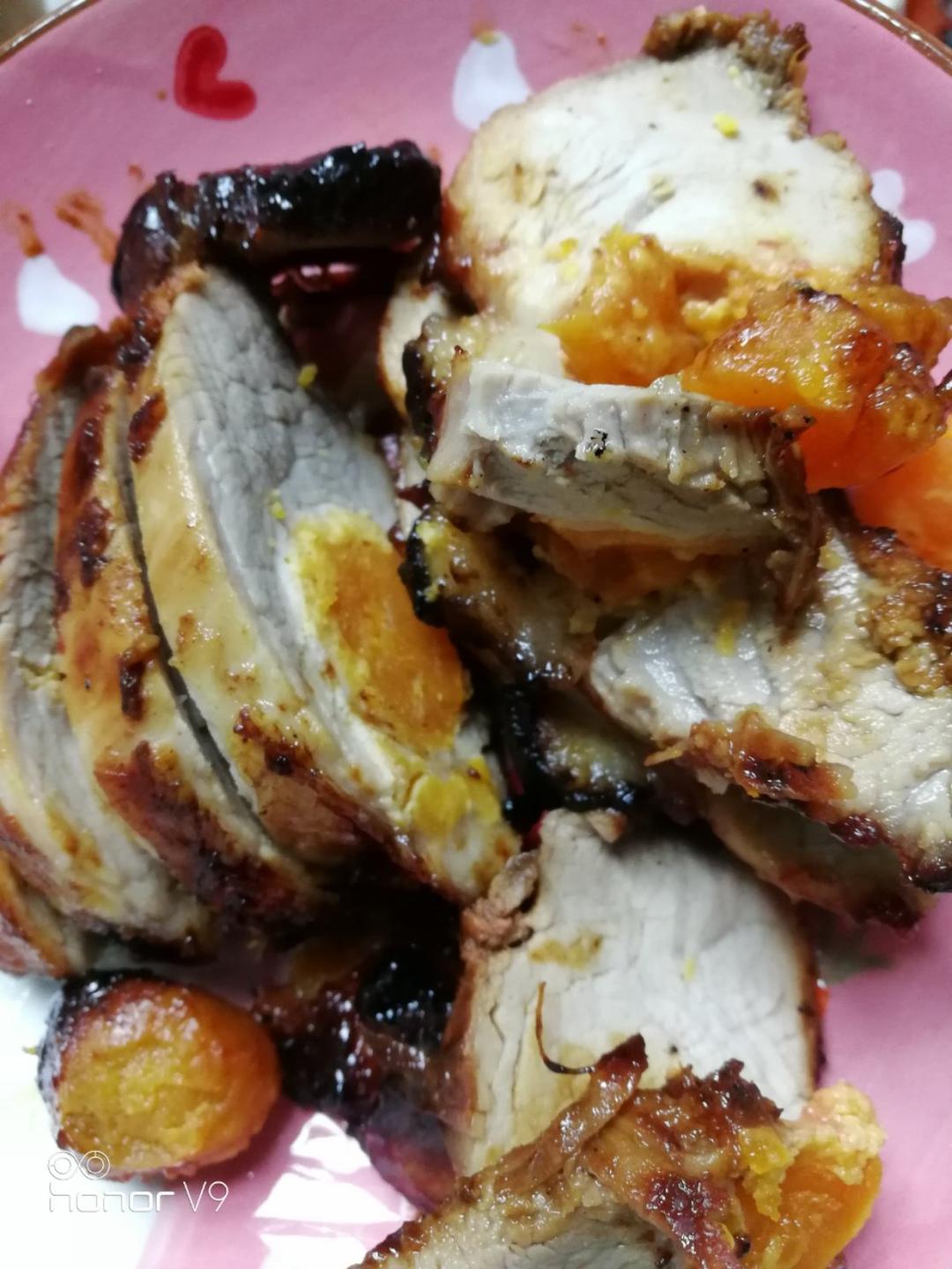 咸蛋叉烧肉（好吃得爆炸）