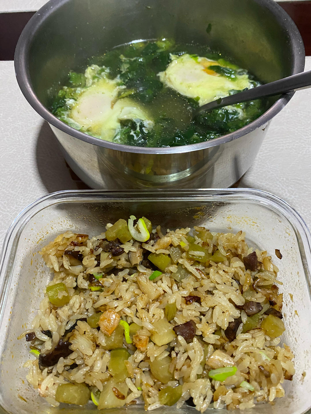 北鼎铸铁锅食谱｜腊肠萝卜饭