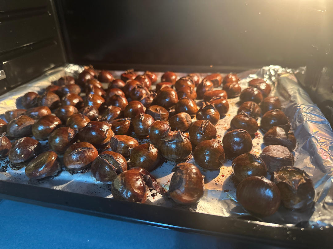 烤箱版糖炒栗子🌰
