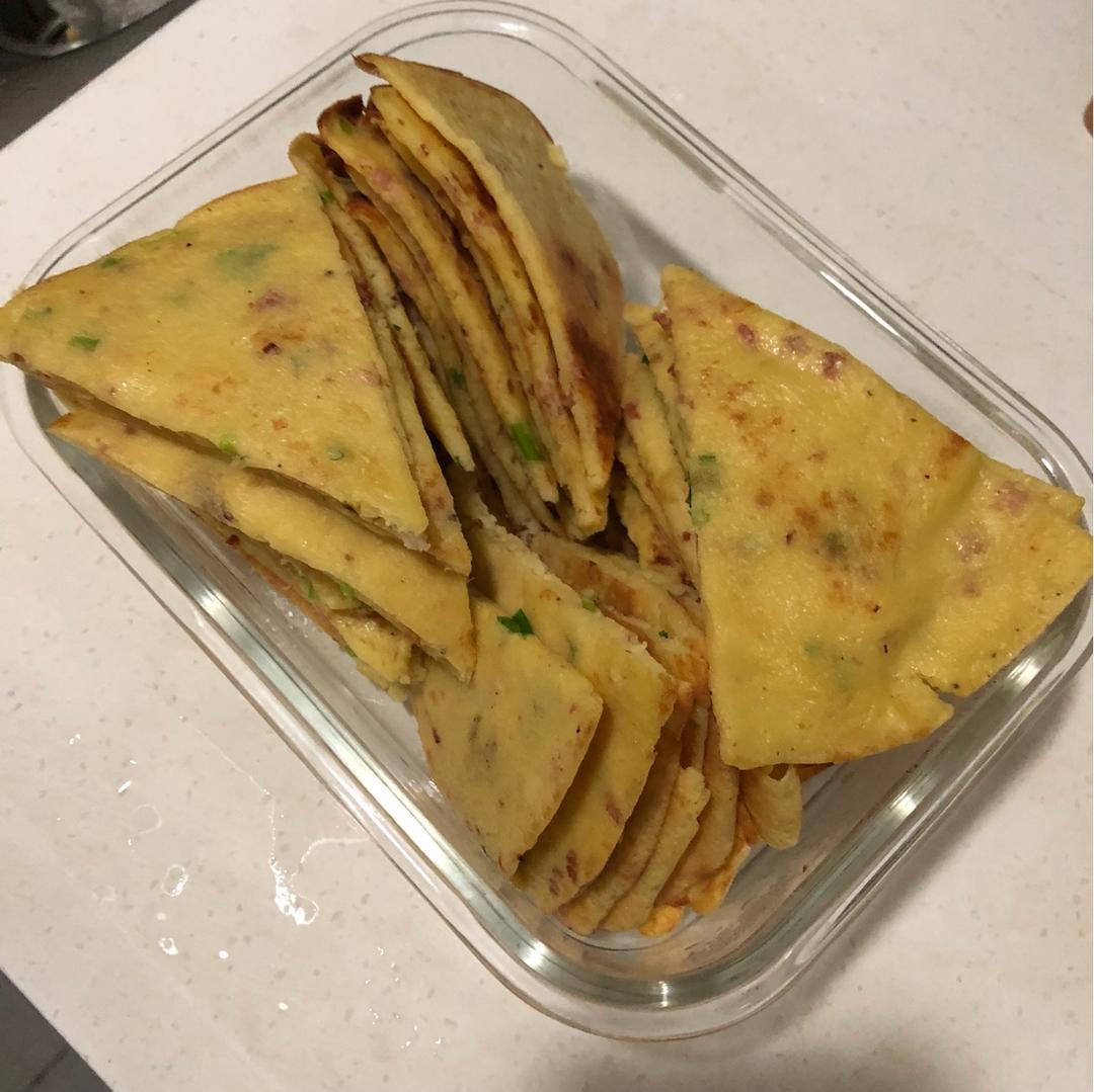 培根香葱鸡蛋饼