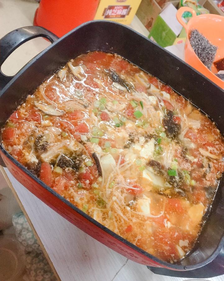 低卡高蛋白番茄豆腐汤