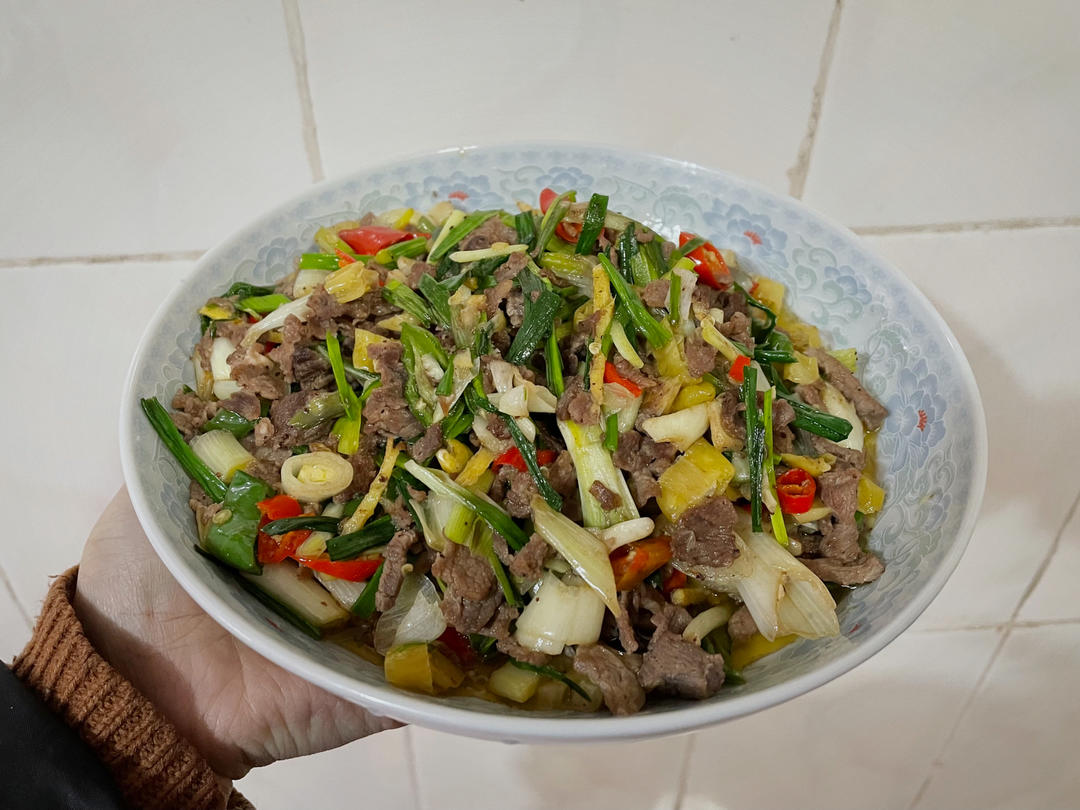 【懒人快手菜】荞头炒牛肉