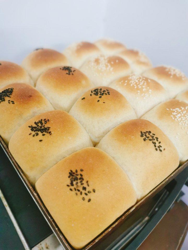 一次性发酵的超级柔软小餐包