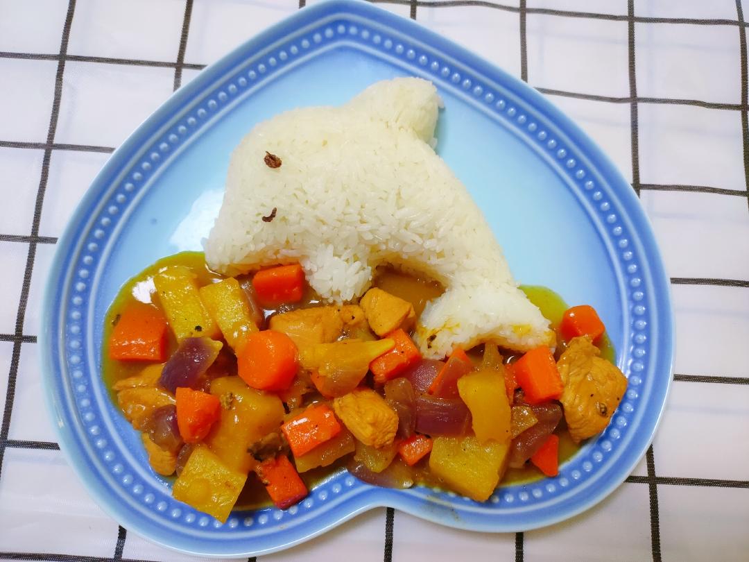 咖喱鸡米饭的做法
