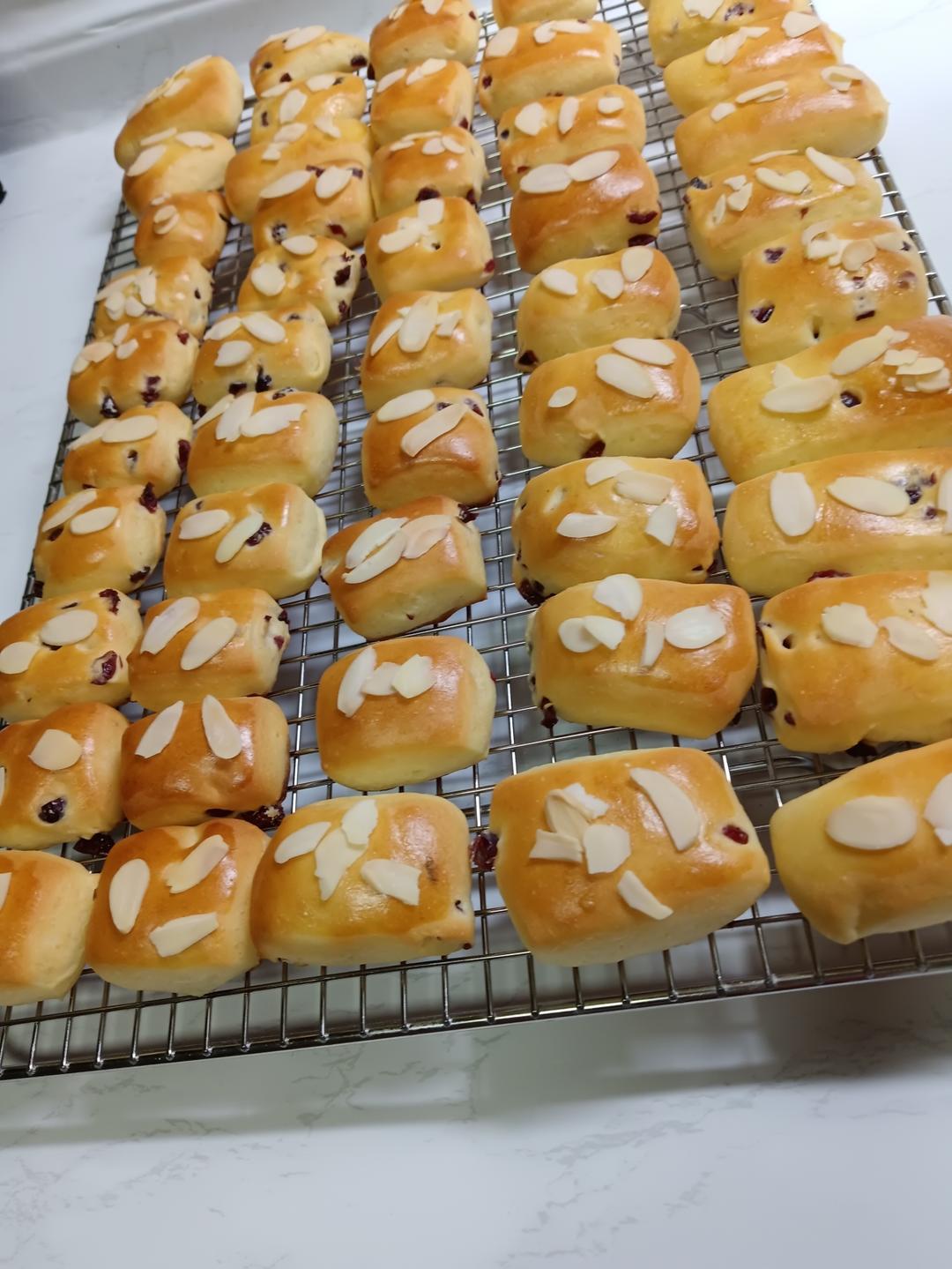 蔓越莓优格小面包块