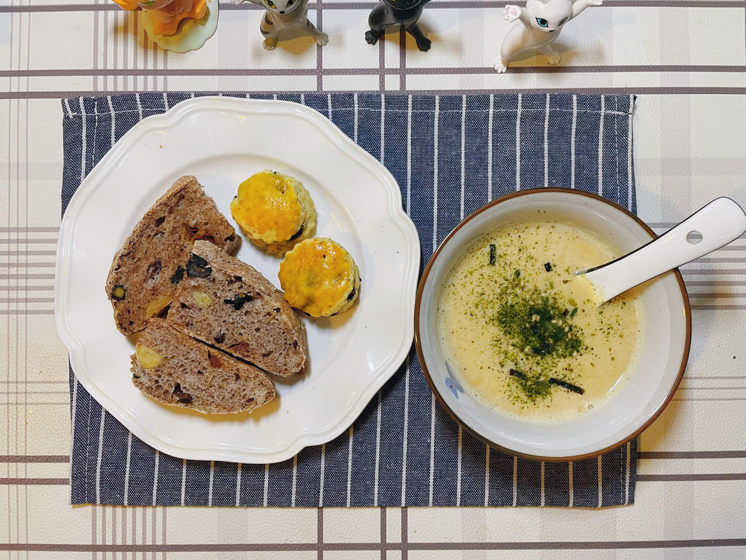 迷迭香大蒜黑橄榄司康