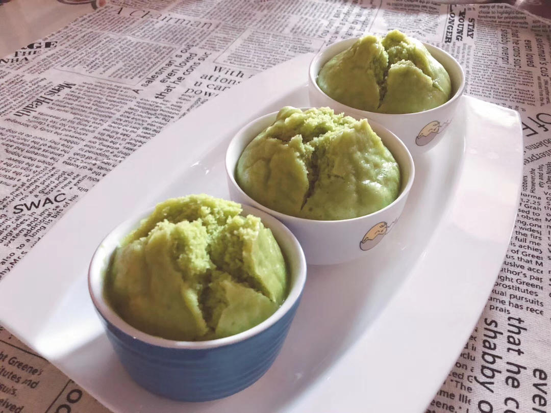 大麦若叶蜜豆玛芬