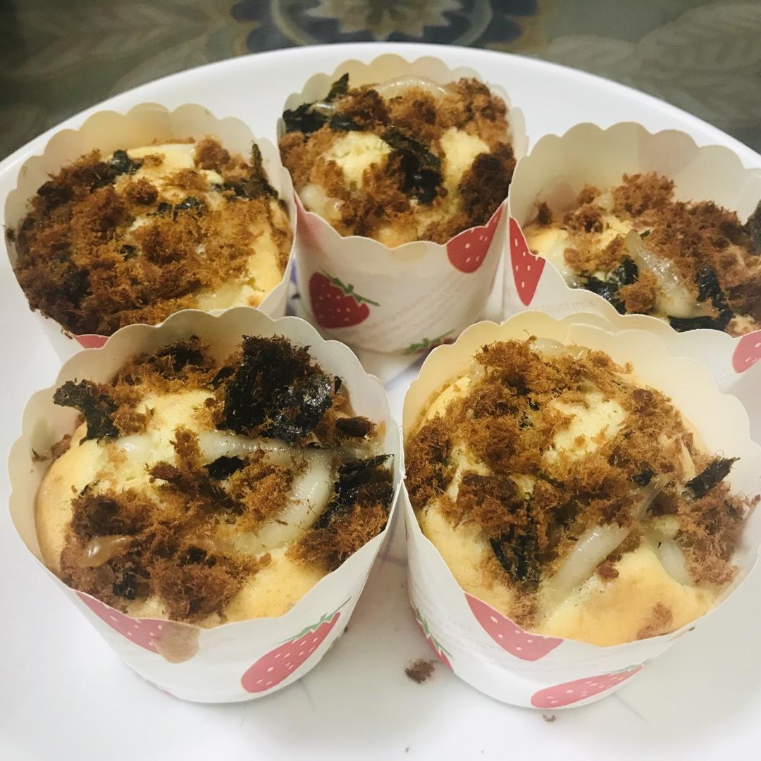 肉松芝士纸杯蛋糕