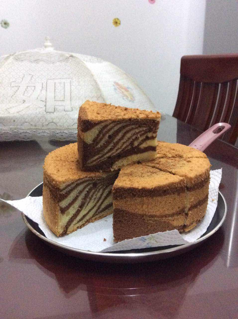 斑马纹酸奶蛋糕