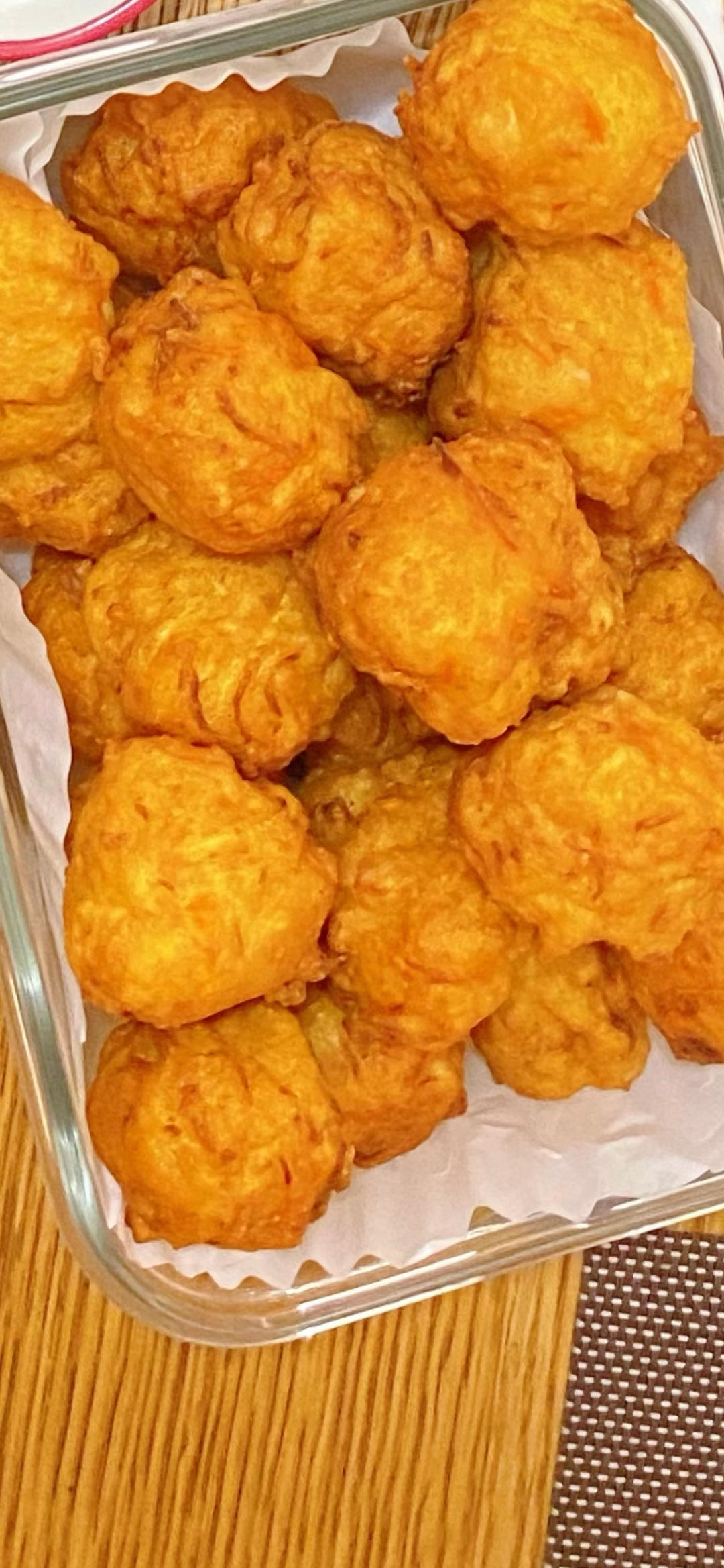经典家常炸萝卜素丸子（不油腻外焦里软）炸豆腐丸子