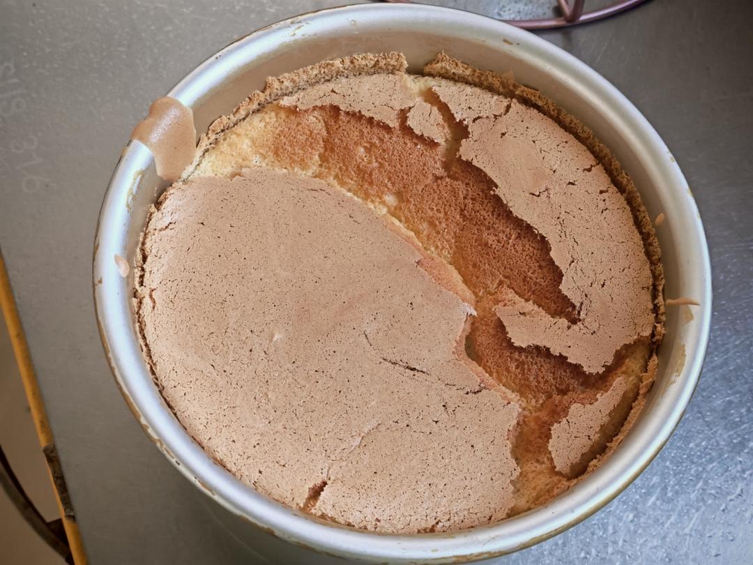 超柔软6寸戚风蛋糕(附8寸配方)零失败 超详细‼️含操作视频