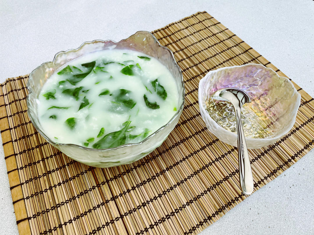 【素食】菠菜粥