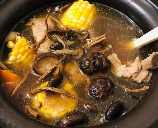 老广菜单每周必备汤水15「茶树菇排骨汤」绝绝子