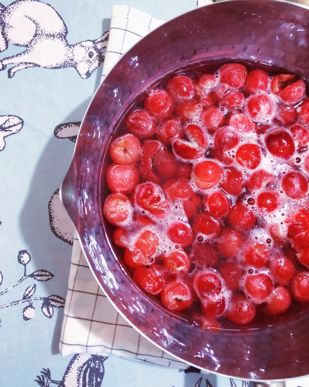 甜肉肉我做的酒渍樱桃