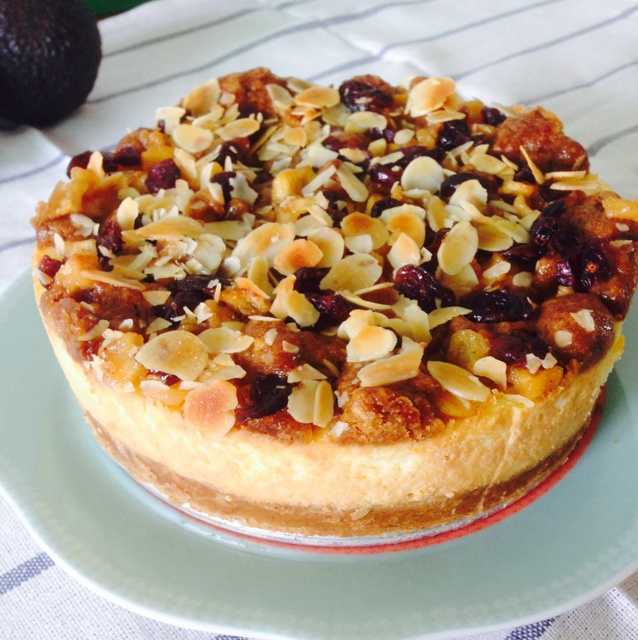 蔓越莓苹果重芝士蛋糕--软绵