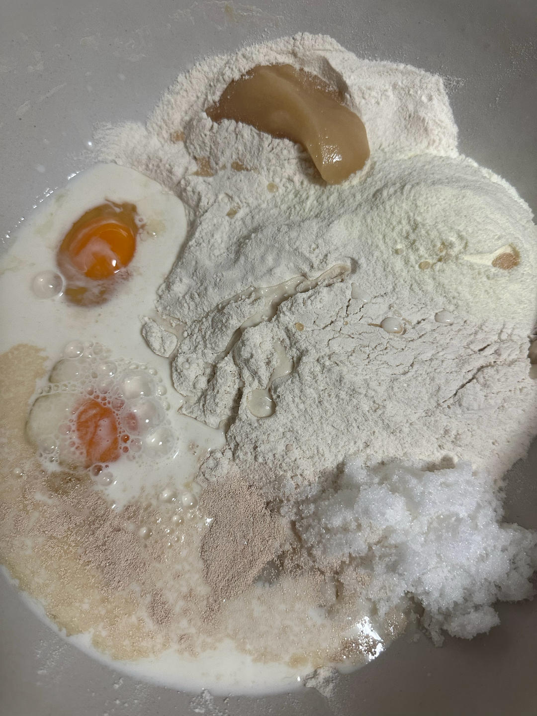 纯奶手撕吐司的做法 步骤1