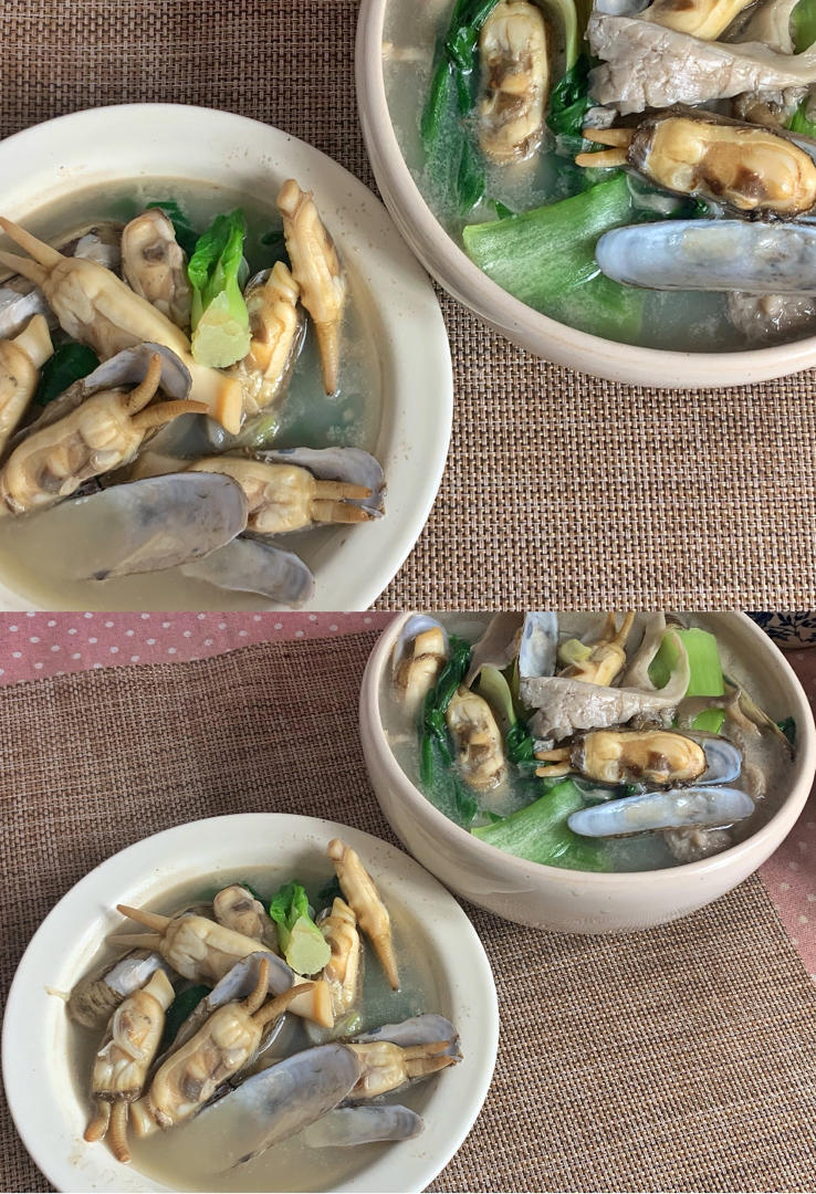clyjun做的蛏子汤