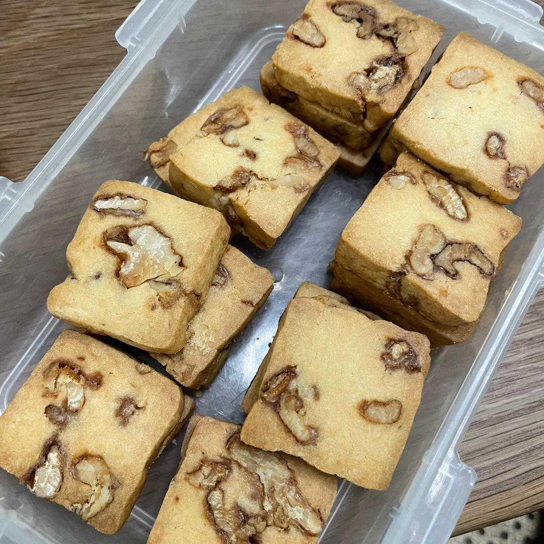 超满足的下午茶饼干❗️海盐焦糖核桃曲奇
