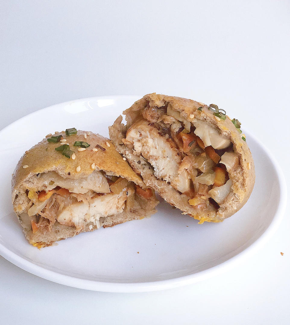 免揉全麦软欧包｜多种口味+隔夜冷藏发酵