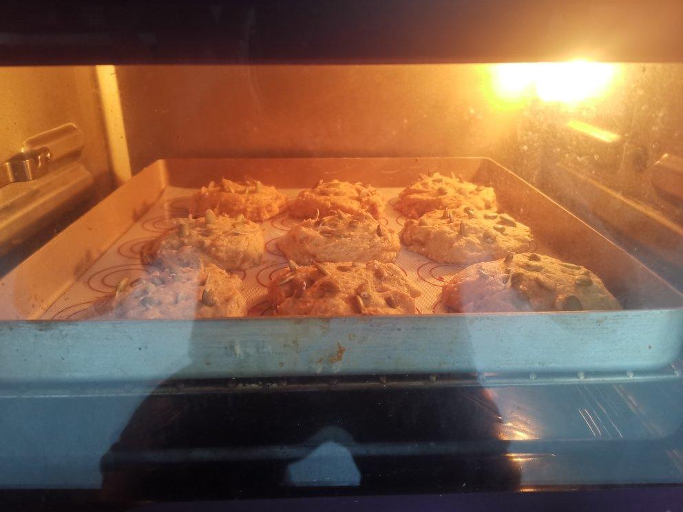 南瓜肉桂软曲奇（低油曲奇）