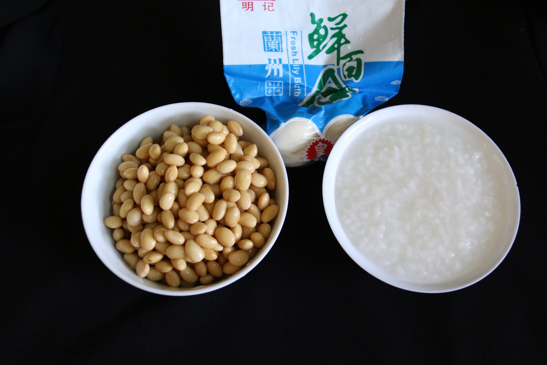 百合米豆浆（九阳豆浆机版）的做法 步骤3