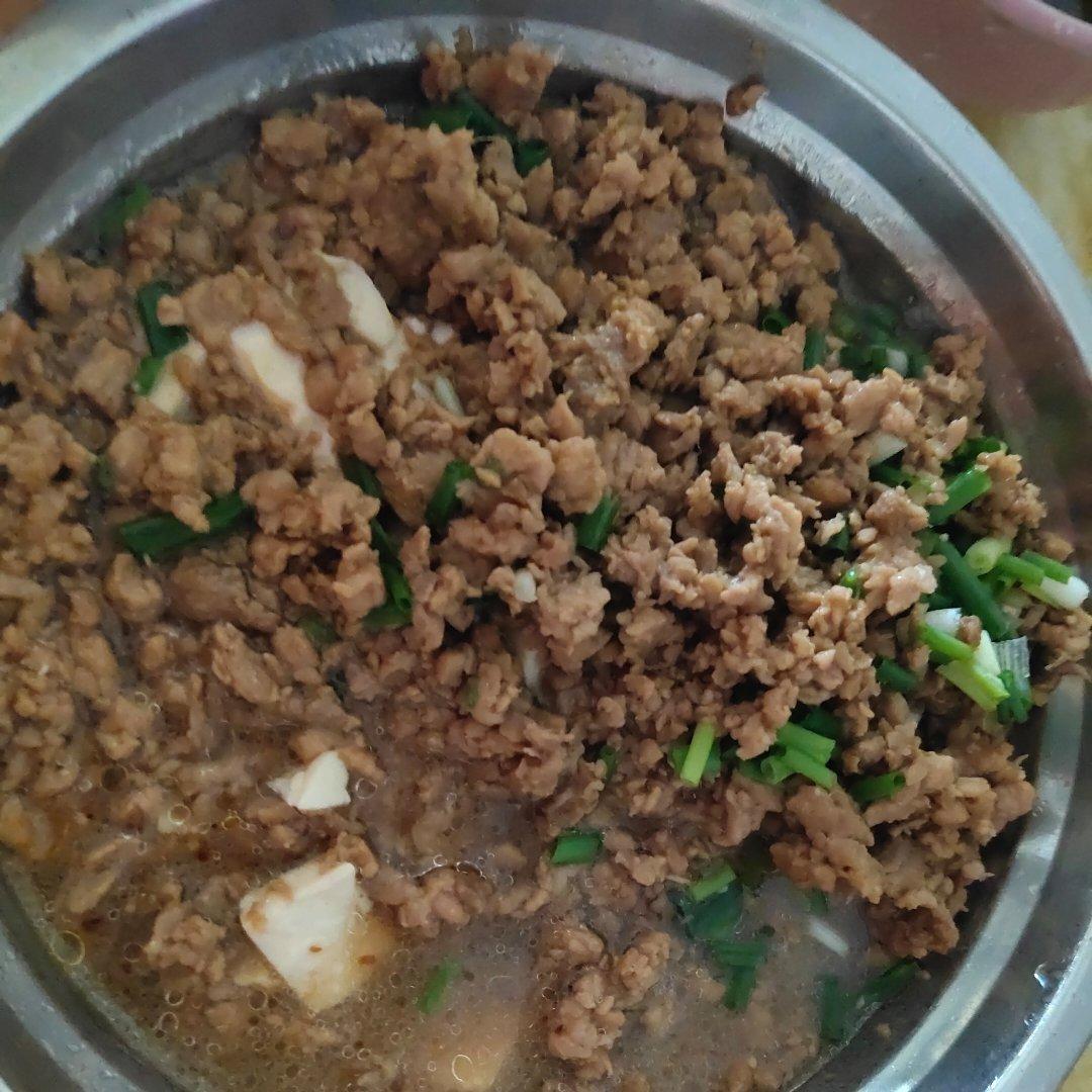 肉末蒸豆腐