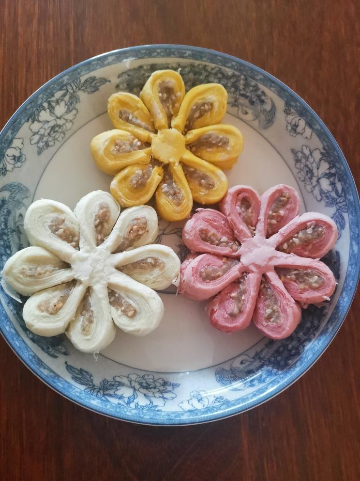 手残党版🌸桃花酥🍀四叶草酥菊花酥-不醒面 超简单