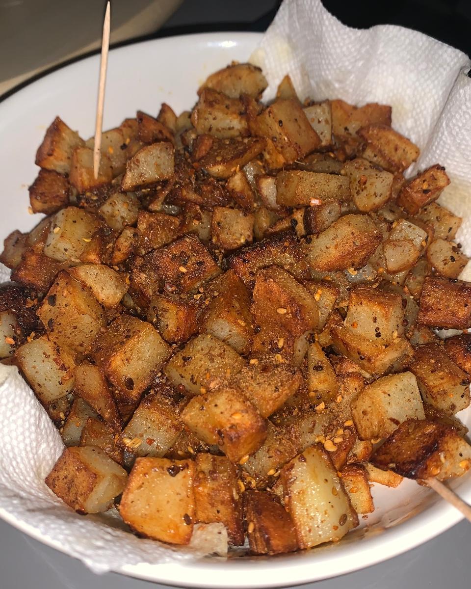 🥔超好吃的孜然土豆，外酥里糯，秒杀路边摊✔️