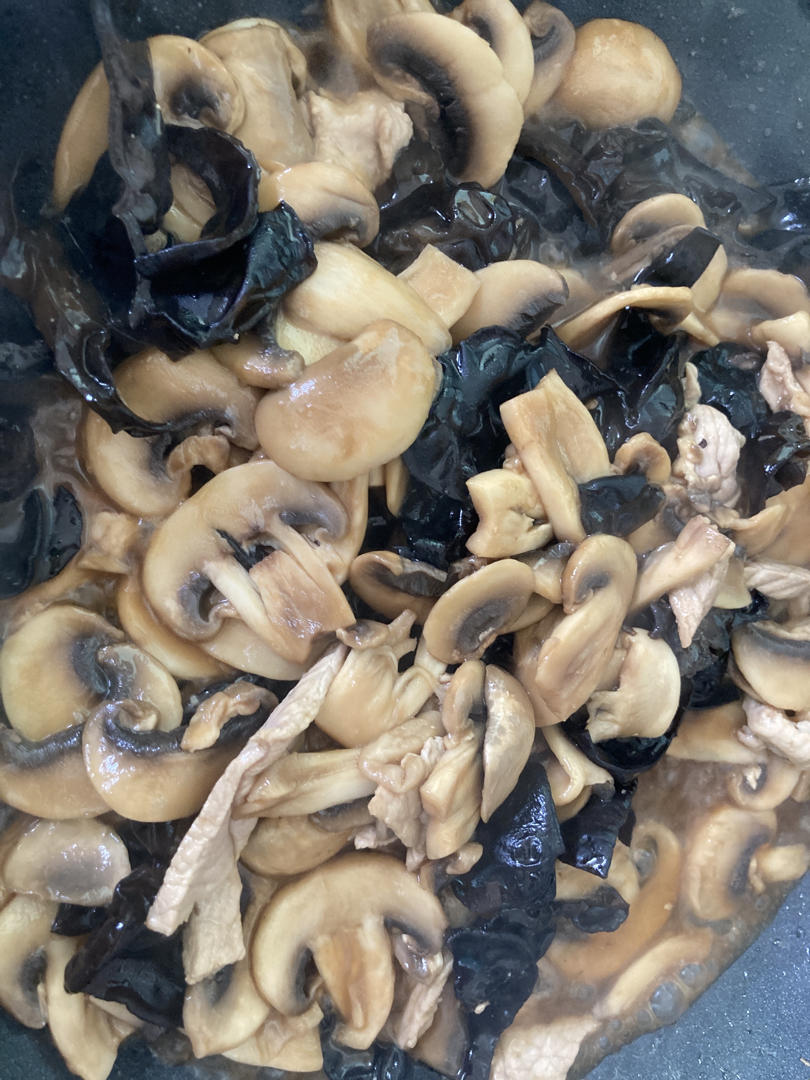 红烧蘑菇/炒口蘑
