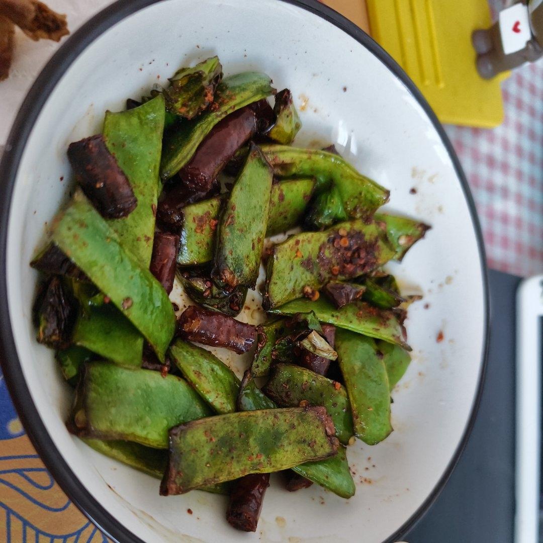 get了空气炸锅四季豆的精髓