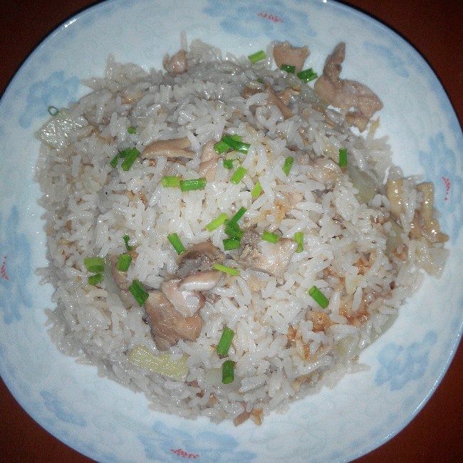 香菇栗子滑鸡饭