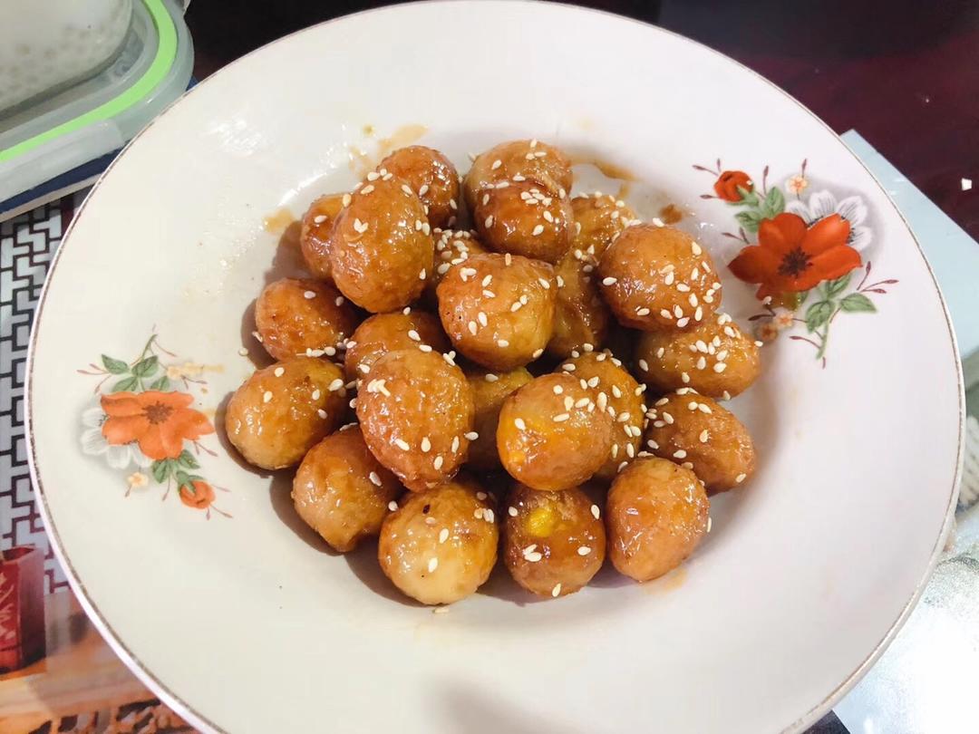 糖醋虎皮鹌鹑蛋