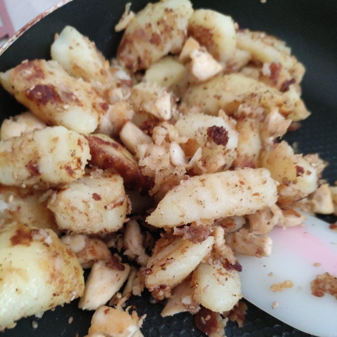 减脂餐——孜然土豆鸡胸肉