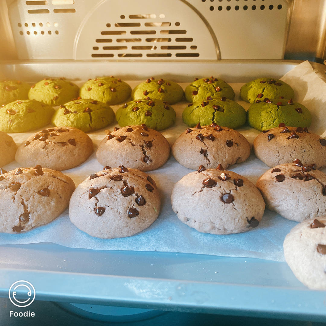 巧克力抹茶曲奇饼干