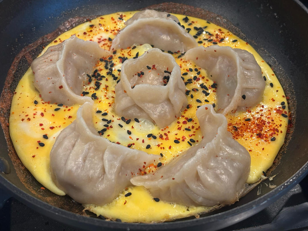 懒人快手抱蛋煎饺