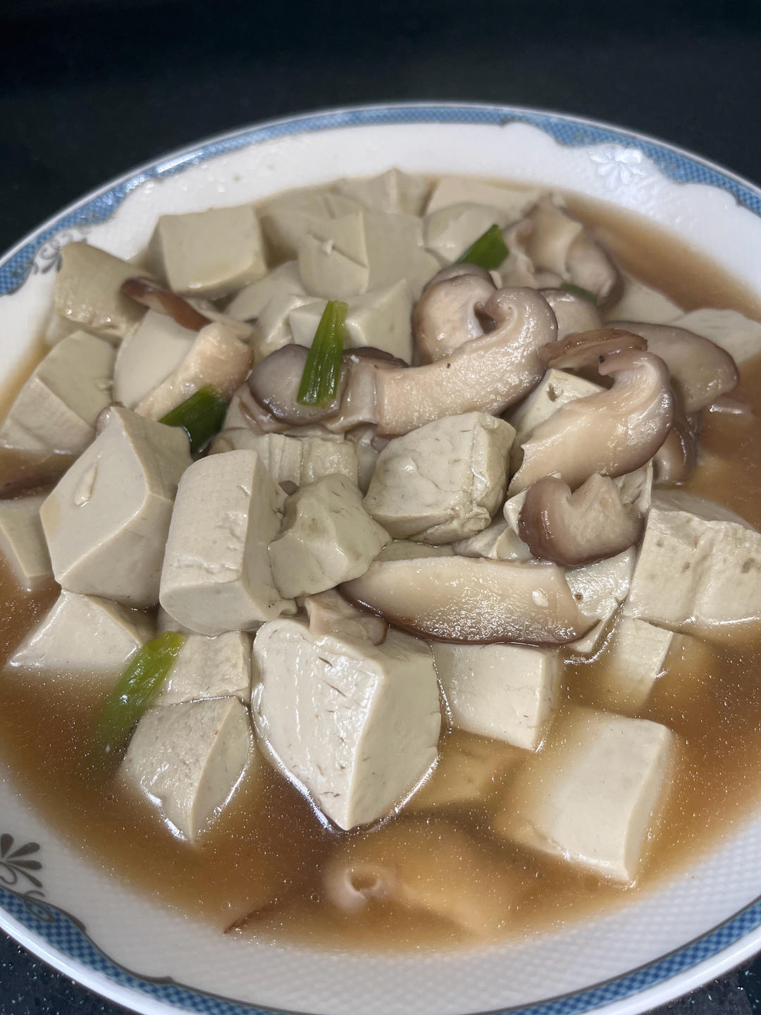 超简单还减脂 香菇烧豆腐