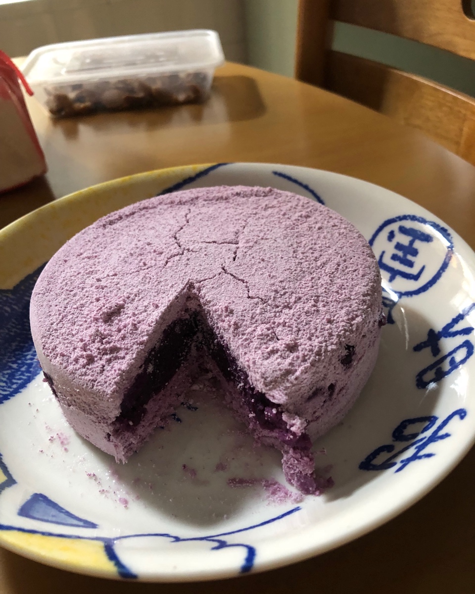 紫薯松糕 宝宝辅食食谱