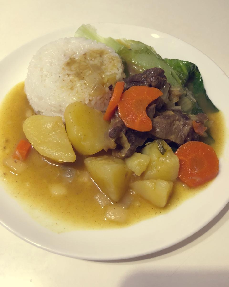 堂妈教你做咖喱牛肉饭