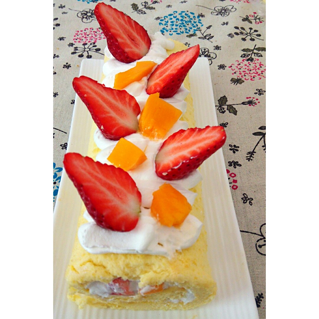 【视频】小嶋水果蛋糕卷