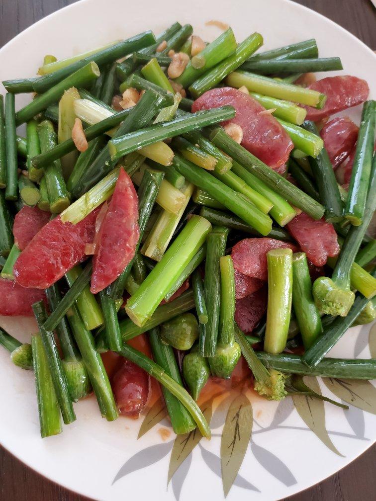 蒜薹炒腊肠