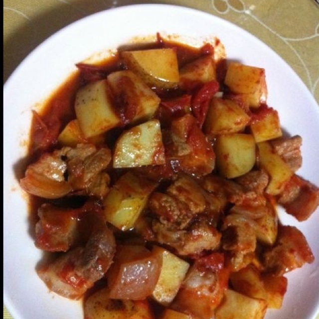 茄汁牛肉土豆