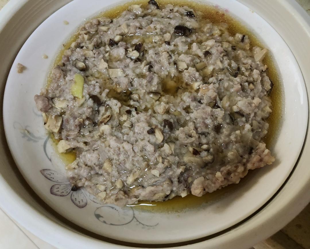 香菇蒸肉饼